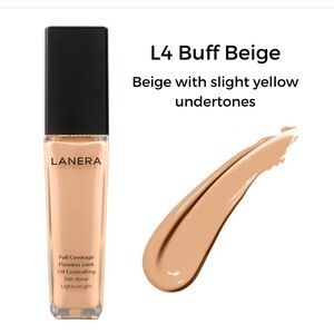 Lanera full coverage soft matte liquid foundation